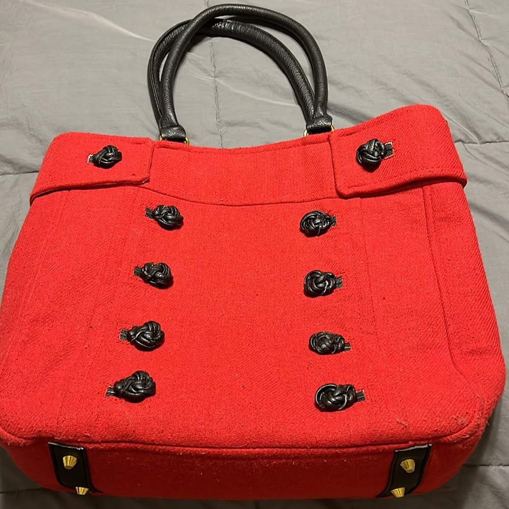 Woman Red Hand Bag - Picture 4 of 6